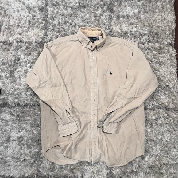 Polo Ralph Lauren Other - Polo Ralph Lauren Beige Casual Button Down Shirt